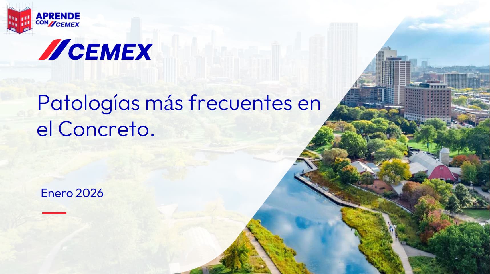 Aprende a garantizar la durabilidad, calidad y desempeño del concreto en tus proyectos.
 <br><br>
 Este curso te guía desde la normativa y procesos constructivos hasta la prevención de patologías, control de calidad y recomendaciones prácticas, con ejemplos reales y soluciones innovadoras.
 <br><br>
 Ideal para profesionales que buscan elevar la seguridad y excelencia en la construcción.